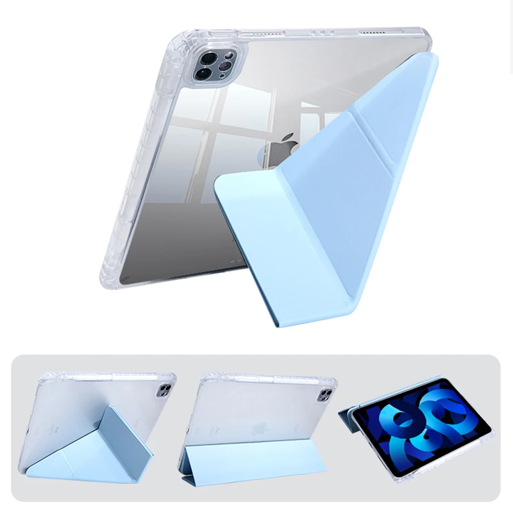 For iPad Air Case 2025 iPad 11th Gen 11 Air4  Air5/6/7 10.9 in 10.2 iPad Pro 11 13  mini6/7 9.7Inch Case with Pencil Holder A16