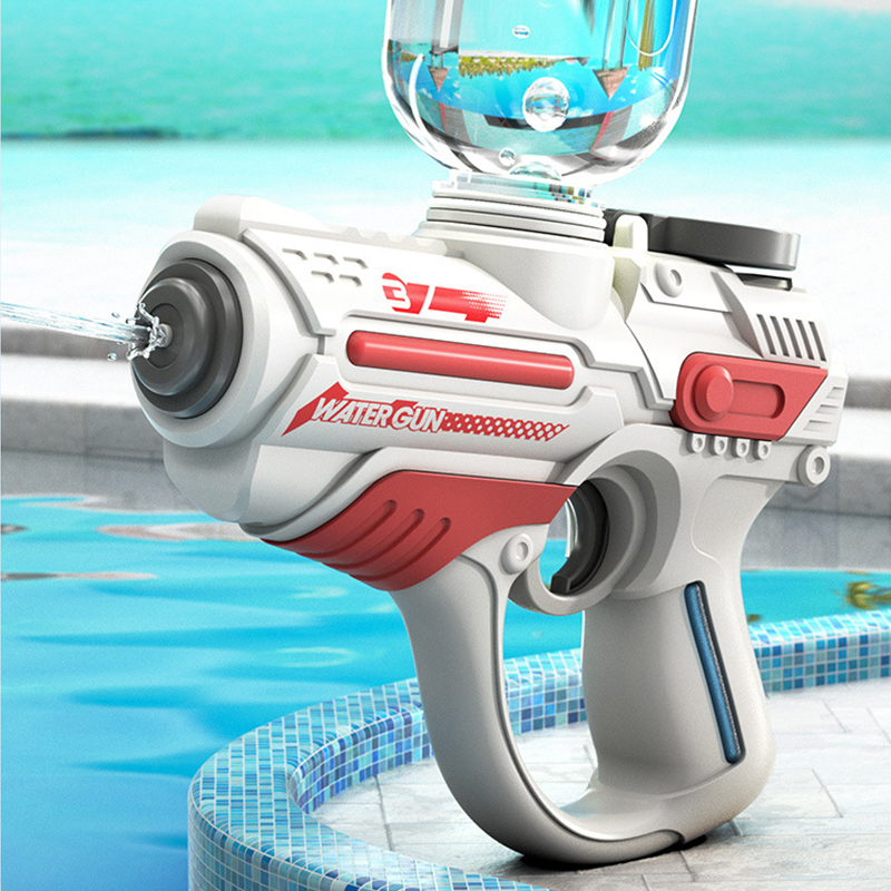 Pistola de agua eléctrica automática para niños, juguete de alta presión para playa al aire libre, piscina de gran capacidad, regalos de verano