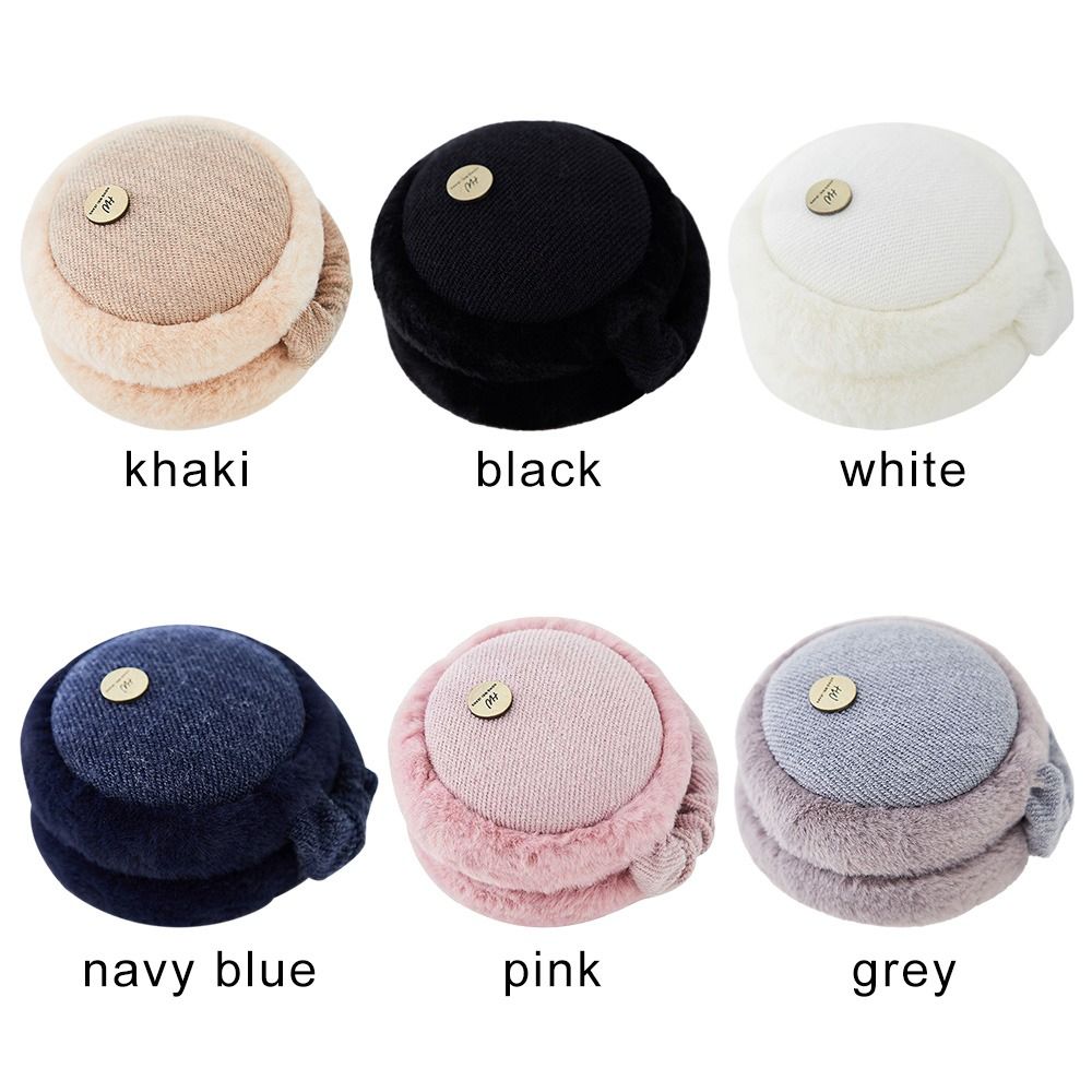 Soft Outdoor Women Men Winter Ear-Muffs Foldable Plush Earmuffs Cold Protection Earflaps Ear Warmer