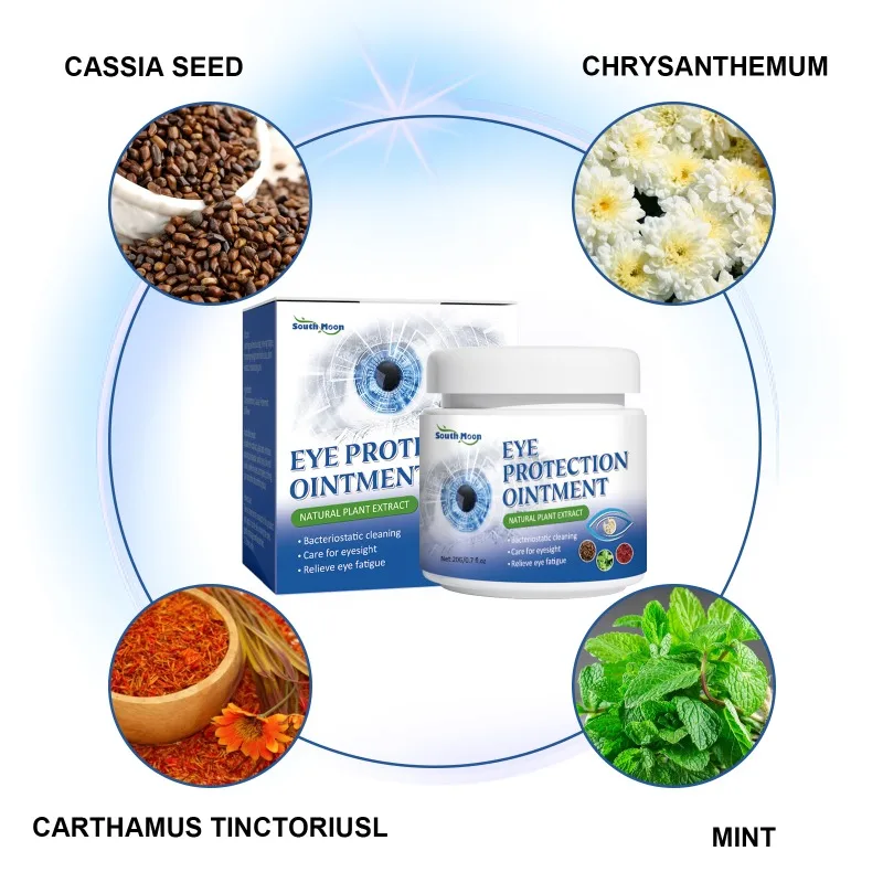 Crema para Ojos que promueve una vista más clara, masaje relajante suave, reduce la incomodidad, alivia la fatiga de los ojos secos, cuidado de la salud ocular