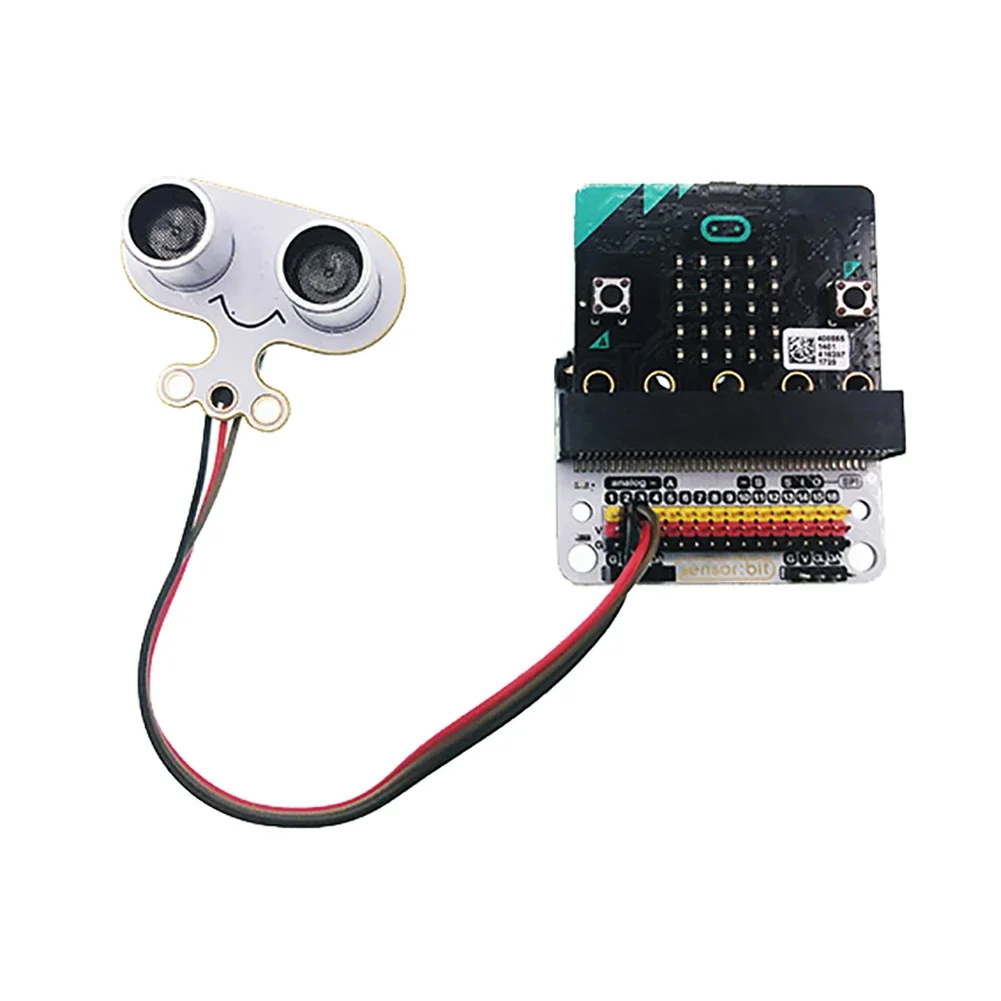 ELECFREAKS Micro:bit Octopus Sonar:bit Ultraschallmodul 3-5V für Arduino Microbit Lehrroboter Smart Car Hindernisvermeidung