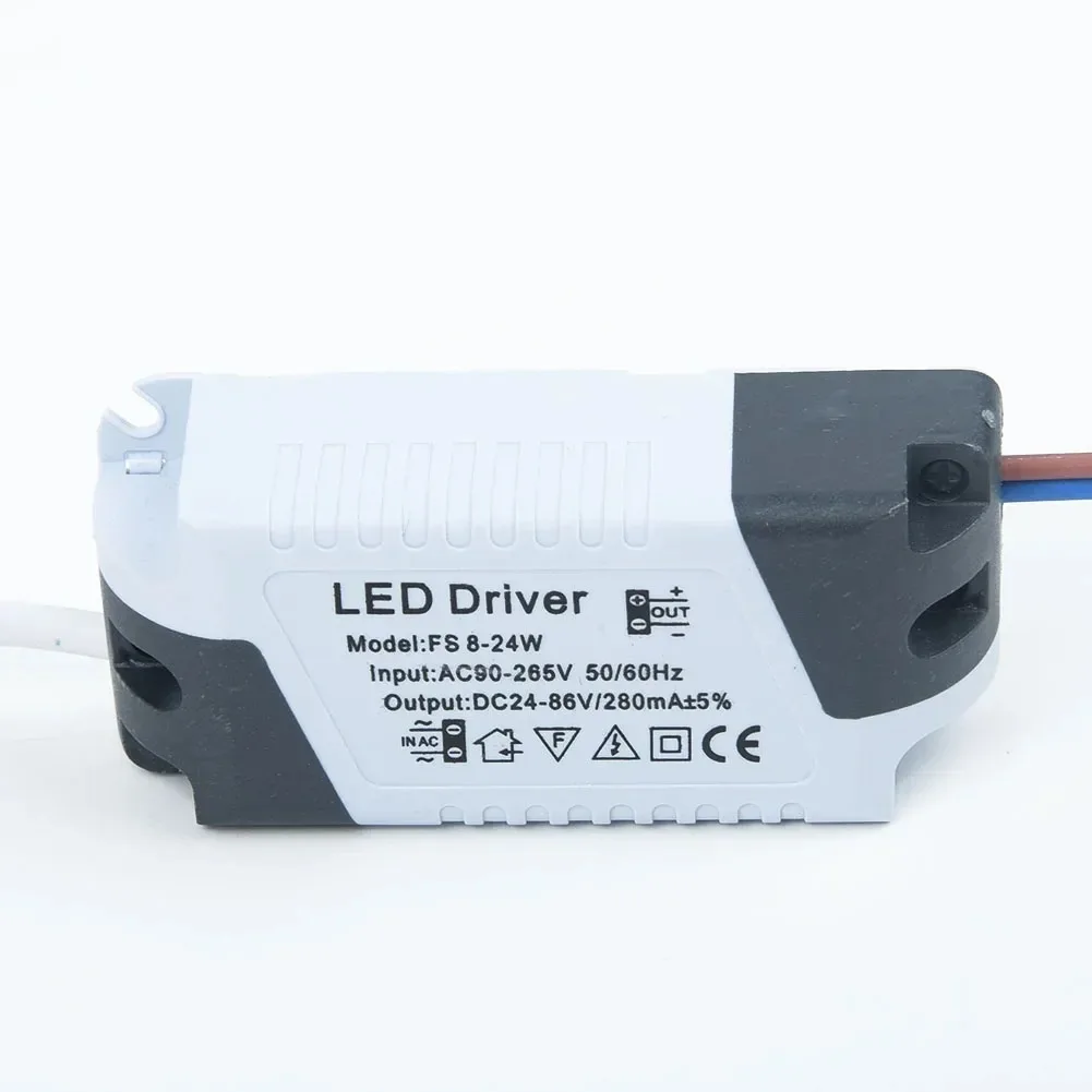 LED Driver 280mA 8-24W AC 110V 220V To DC 24V Lighting Transformer Panel Ceilling Lamp LED Strip Power Supply Adapter 1pc