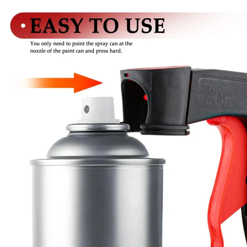 New Reusable Car Spray Trigger Handle Converts Spray Cans Into A Suitable Repair Paint Sprayer For Home Outdoor DIY Tools