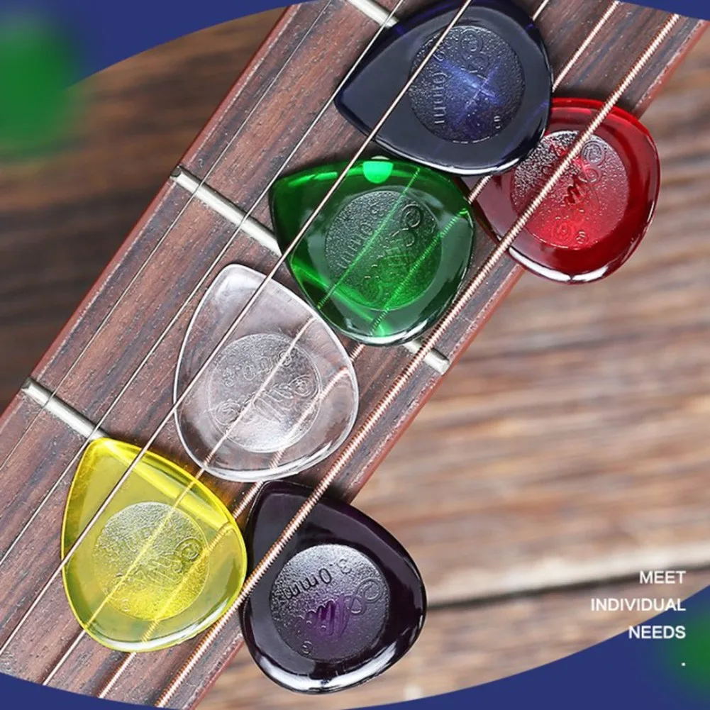 6 ชิ้น Alice Stubby กีตาร์ Picks ABS Plectrums ขนาดใหญ่ Stubbies ขนาดใหญ่ความหนา 1 มิลลิเมตร 2 มิลลิเมตร 3 มิลลิเมตรกีตาร์ Pick กีตาร์อุปกรณ์เสริม