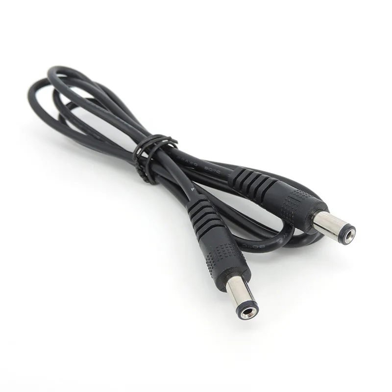 0.5 メートル/1 メートル/2 メートル 12 ボルト DC 電源コネクタ延長ケーブルオス - オスプラグ 5.5 × 2.1 ミリメートル CCTV カメラアダプタコード