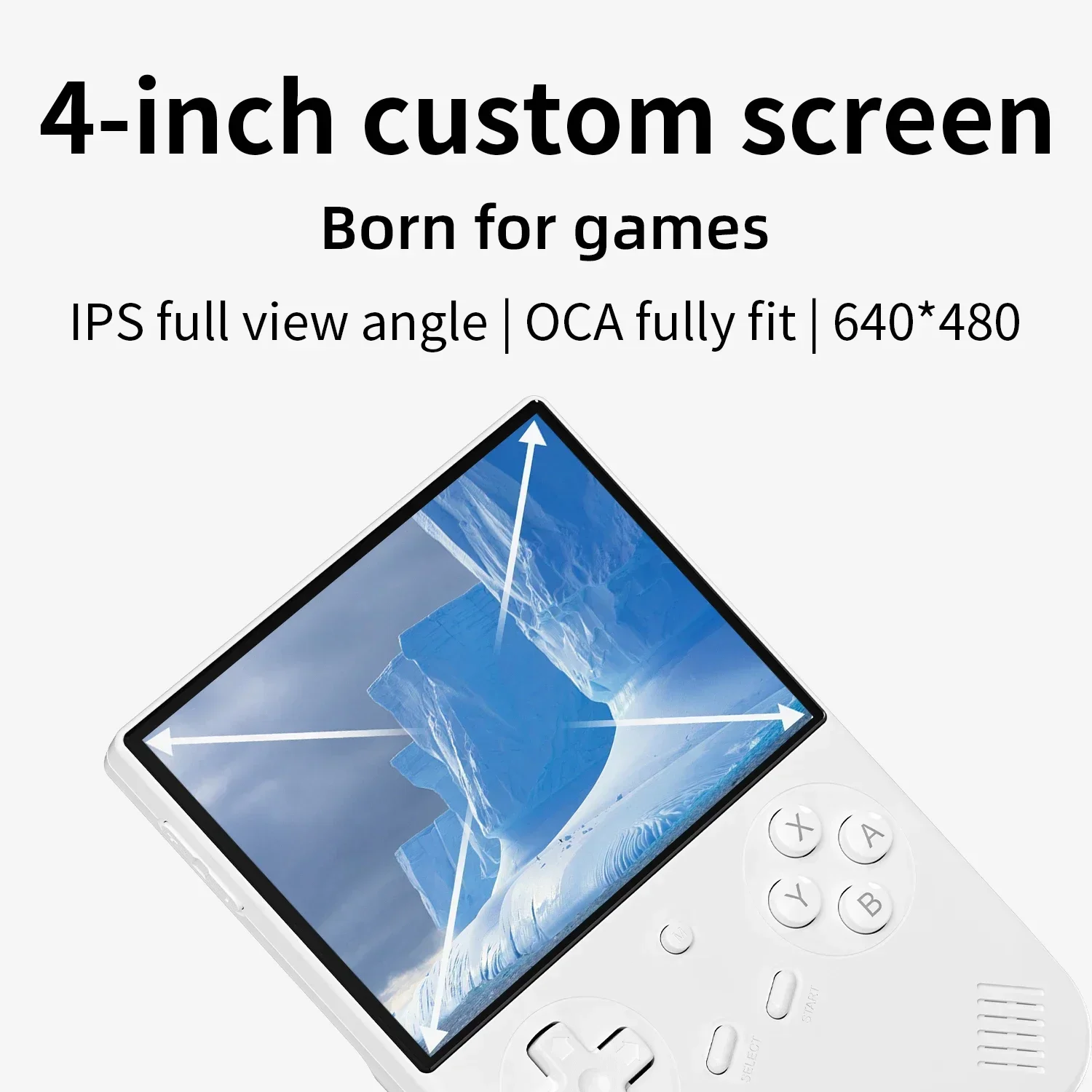 ANBERNIC RG 40XXV 4.0inch IPS Screen Retro Handheld Game Console Video Player  Linux 5G WIFI Bluetooth 256G 300+ PSP Games Gift