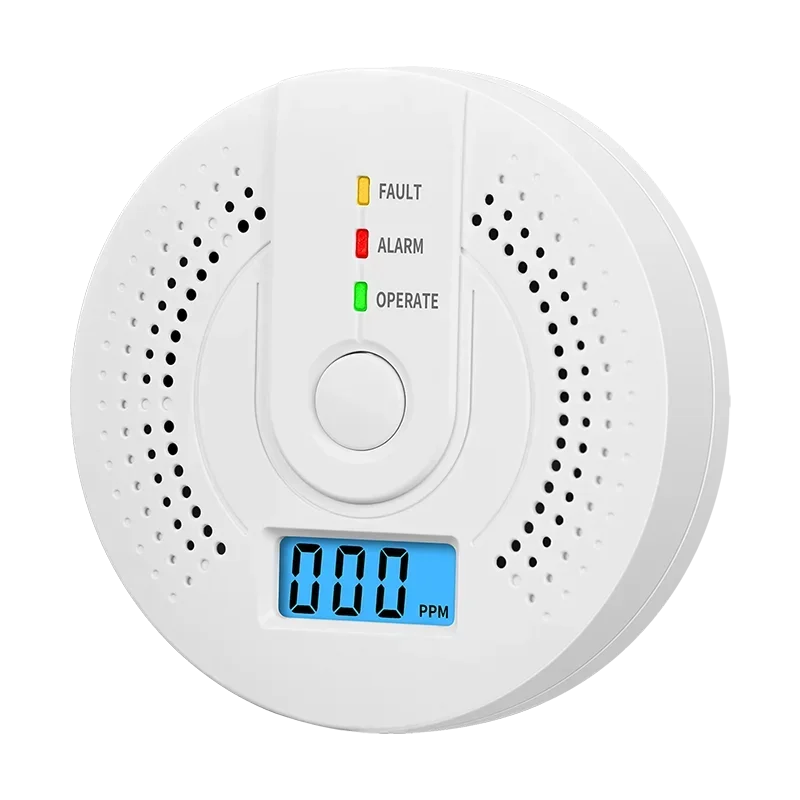 Onafhankelijke CO Alarm Sensor Koolmonoxide Alarm Detector Hoge Gevoelige Waarschuwing LCD Display CO Alarm Met UL2034
