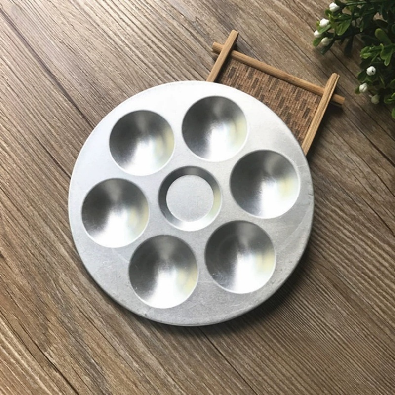 1pc/10pc Aluminum painting pigment palette, palette, ceramic tools, aluminum palette