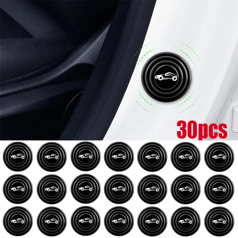 5/30PCS Autodeur Schokdemper Siliconen Pads Universele Anti Shock Pad Autodeur Protector Stickers Anti Botsing pakking Buffer