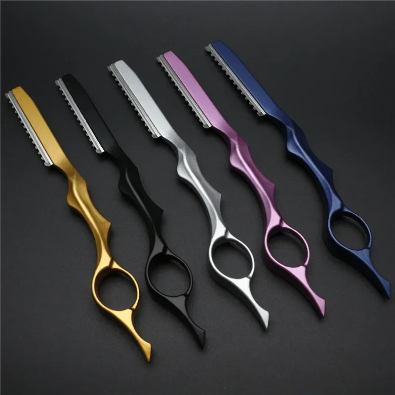 Afeitadora de pelo, maquinilla de afeitar para peluquero, afeitadora de pelo japonesa de acero inoxidable, afeitadora profesional afilada para peluquero, cuchillo de corte, herramienta de salón