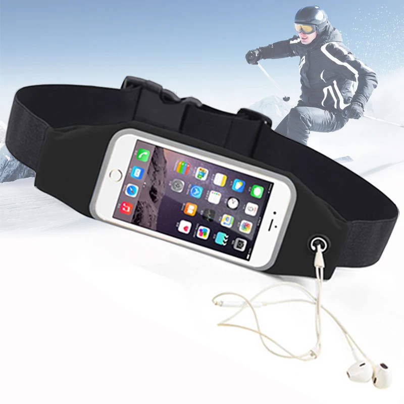 Cinturón para teléfono móvil, bolsa para correr, funda para teléfono inteligente, funda impermeable, bolsa transparente para ejercicio, riñonera para gimnasio para teléfono deportivo