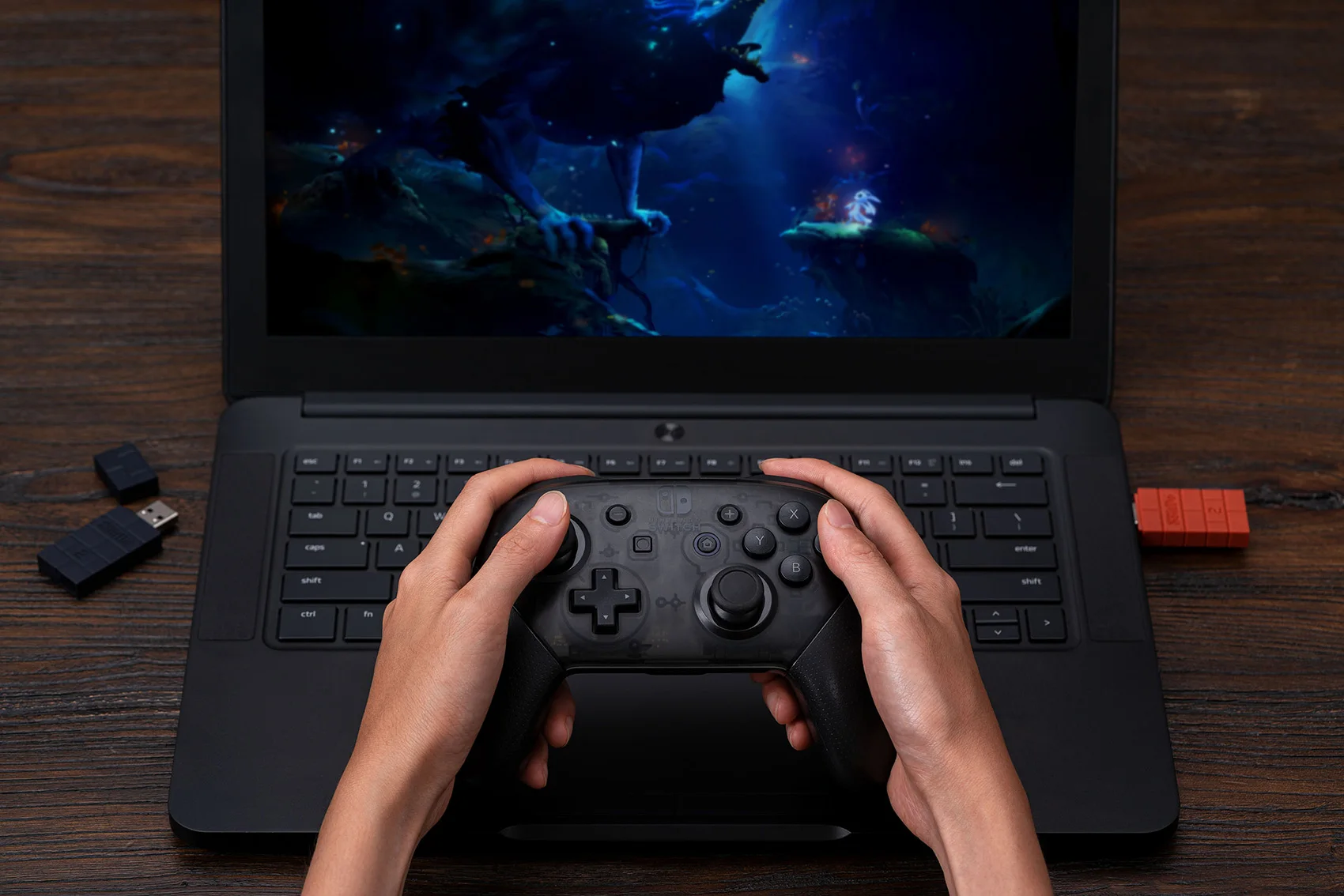 Adattatore Bluetooth wireless USB 8BitDo 2 ricevitori per Nintendo Switch 1, 2 controller PS1 Raspberry Pi Mini PS4 per maniglia PS5