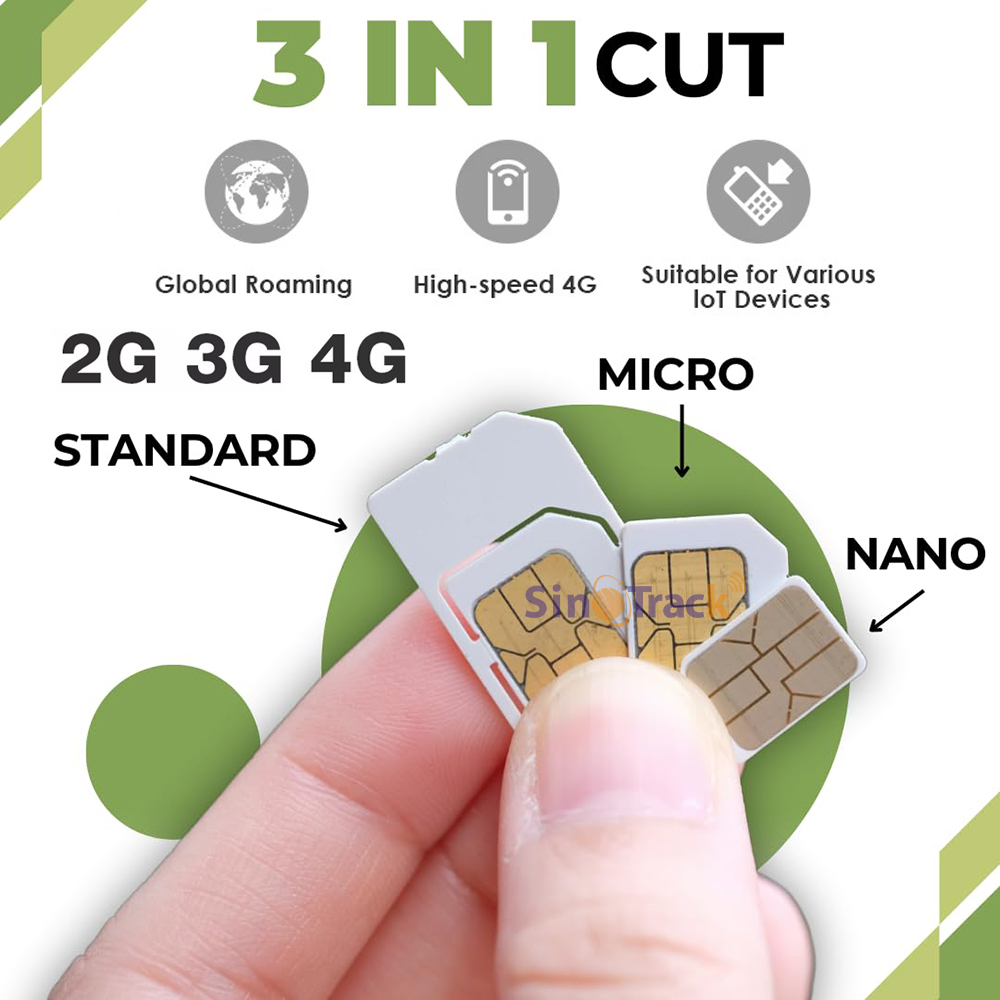 SinoTrack Global M2M 1-летняя карта SIM-карты 2G 3G 4G 30 МБ на месяц для GPS-трекерного устройства слежения Smart LOT SIM-карта ST-901L J16