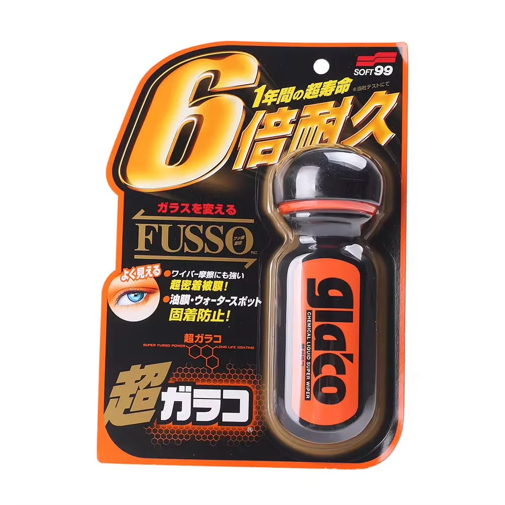 70ml soft99 acessórios para carro universal jdm ultra soft99 glaco longo último vidro para-brisa de carro à prova d'água agente à prova de chuva