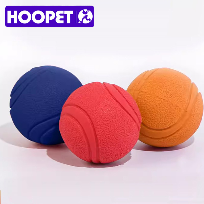 HOOPET Con Chó Đồ Chơi Quả Bóng Cao Su Cắn kháng Chó Puppy Teddy Pitbull Pet Nguồn Cung Cấp