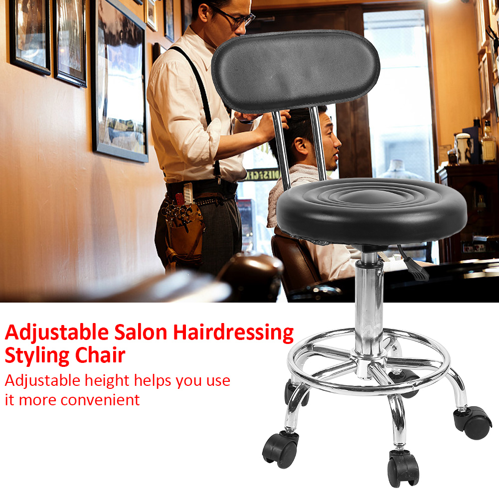 Beauty Stool Bar Chair Adjustable Salon Hairdressing Styling Chair Barber Massage Beauty Tattoo Studio Adjustable & Rotatable
