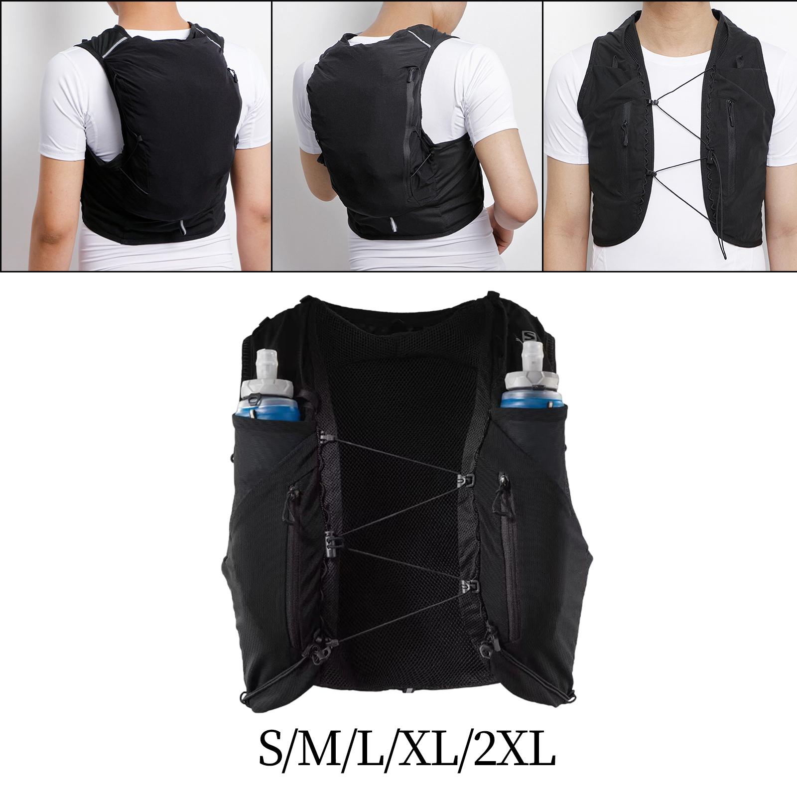 เสื้อกั๊กไฮเดรชั่นน้ำหนักเบา, เสื้อกั๊กสำหรับวิ่งกระเป๋ากีฬา12L สำหรับวิ่งขี่จักรยานปีนเขากระเป๋าปั่นจักรยาน