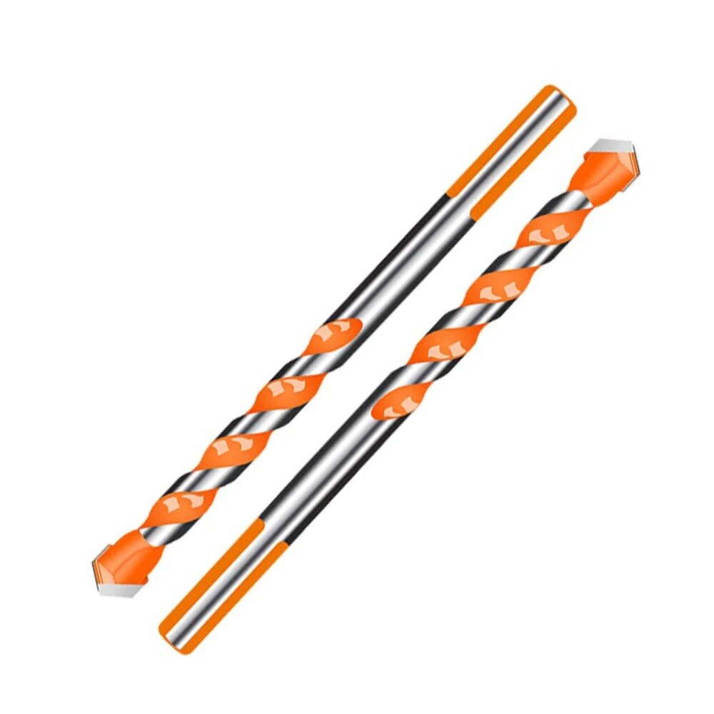 6 pçs multifuncional triângulo broca conjunto de broca diamante telha cerâmica concreto tijolo madeira vidro perfuração buraco viu metal dril