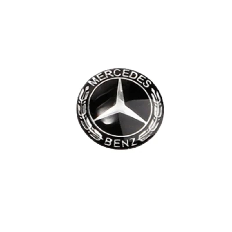 Insignia de perilla Multimedia de aluminio para coche, pegatinas de 29mm para Mercedes Benz W124 W140 W163 W202 W203 W204 W205 CLA CLK CLS GLA GLC, 1 ud.