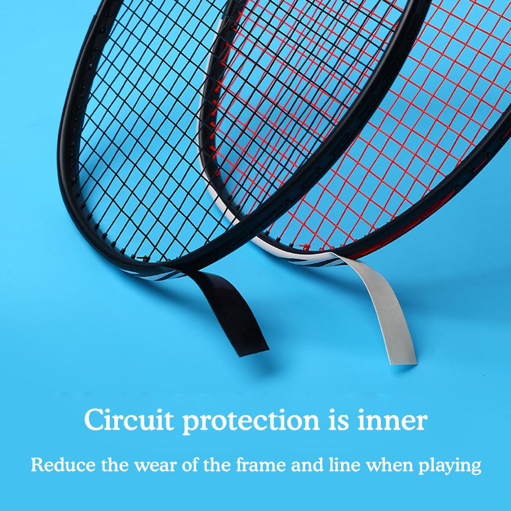 1/5pcs Tennis Badminton Racket Head Edge Protective Sticker Wear Resistant Self Adhesive Bat Frame Line Protector Tapes
