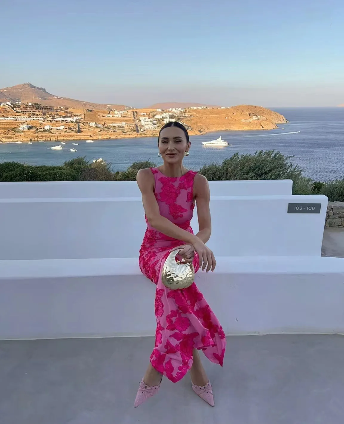 VEITCHE elegante mujer sin mangas 3d flores vestido de fiesta bordado malla ajustado paquete de cadera mujer moda Maxi vestidos bata de verano
