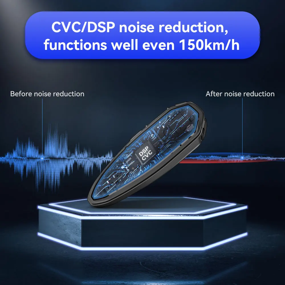 新しい 2023 Lexin GTX インターコム Bluetooth オートバイヘルメットヘッドセットサポートインターコム & 一度に音楽を聴く 10 ライダー 2000 メートル