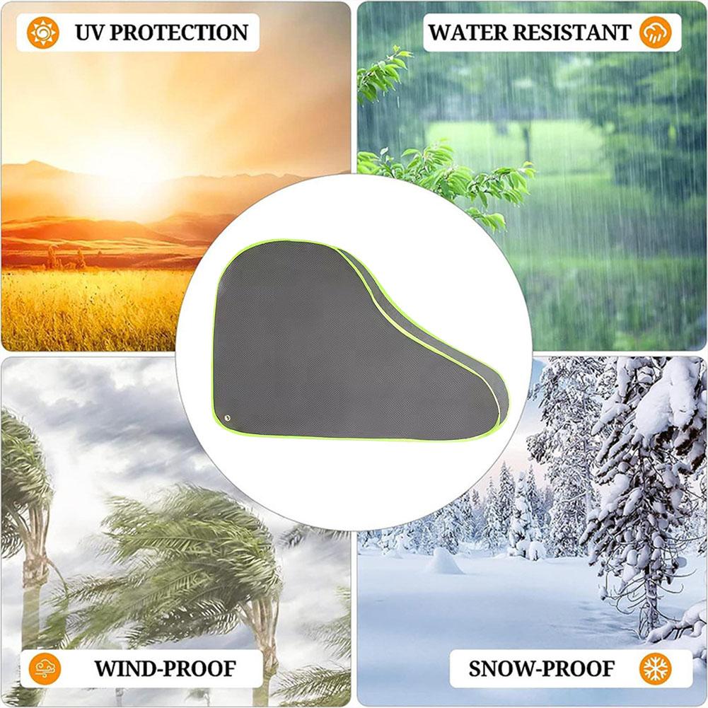 Universal 50ja caravanas reboque engate capa impermeável à prova de poeira camperacoplamento bloqueio língua capa protetor respirável