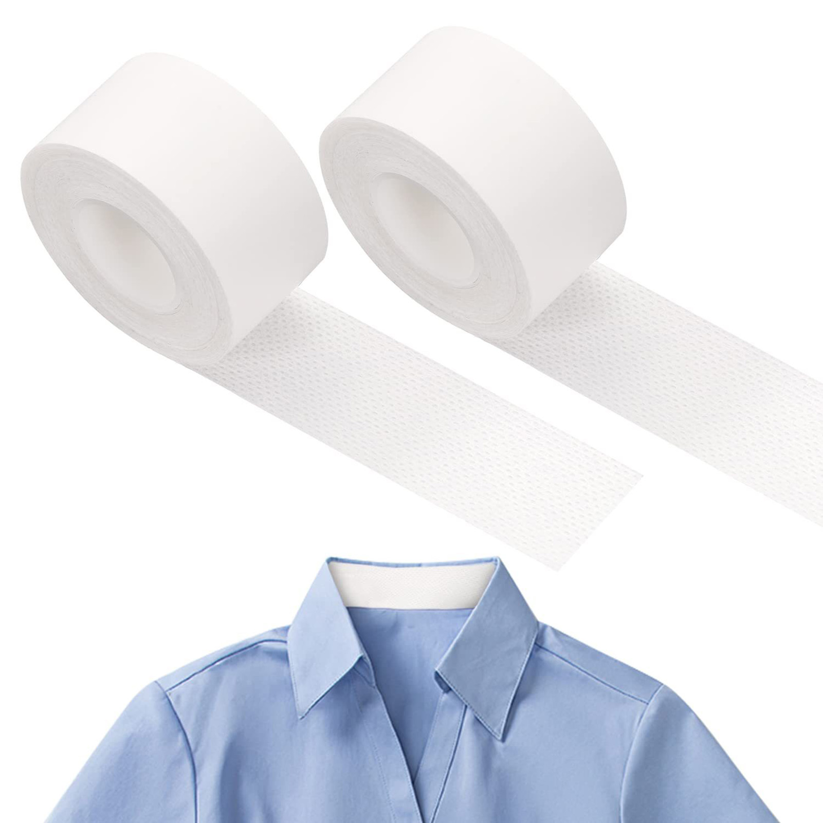 Self-adhesive Sweat Pads Collar Tape Easily Use Invisible Collar Sticker for Keeping Stay Cool and Dry