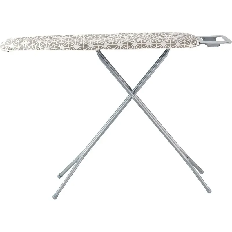 Ironing Board with Large 51 x 13 Ironing Surface, Thickened 4 Layers Iron Board with Heat Resistant Cover and 100% Cotton
