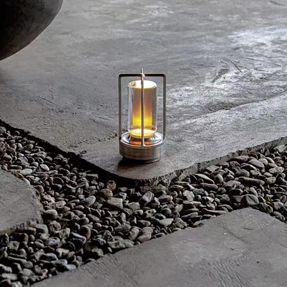 LED-Kristall-Tischlampe, Kunststoff, wiederaufladbar, Touch-Nachtlampe, Schlafzimmer, Nachttischlampe, Restaurant, dekorative Lampe