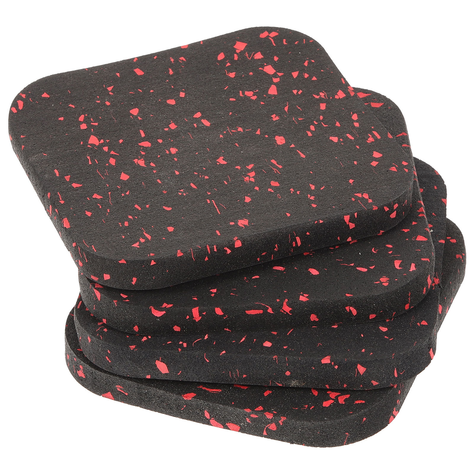 4 pçs amortecimento de vibração esteira esteiras premium equipamentos de exercício almofadas protetores de chão para ginásio treino de fitness