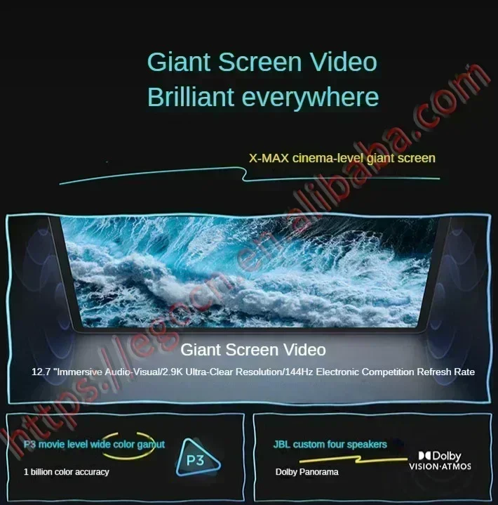 New Lenovo Xiaoxin Pad Pro 12.7 2nd 2025 Tablet Dimensity 8300 2.9k Resolution 144Hz Refresh Rate WIFI 10200mAh WIFI Android