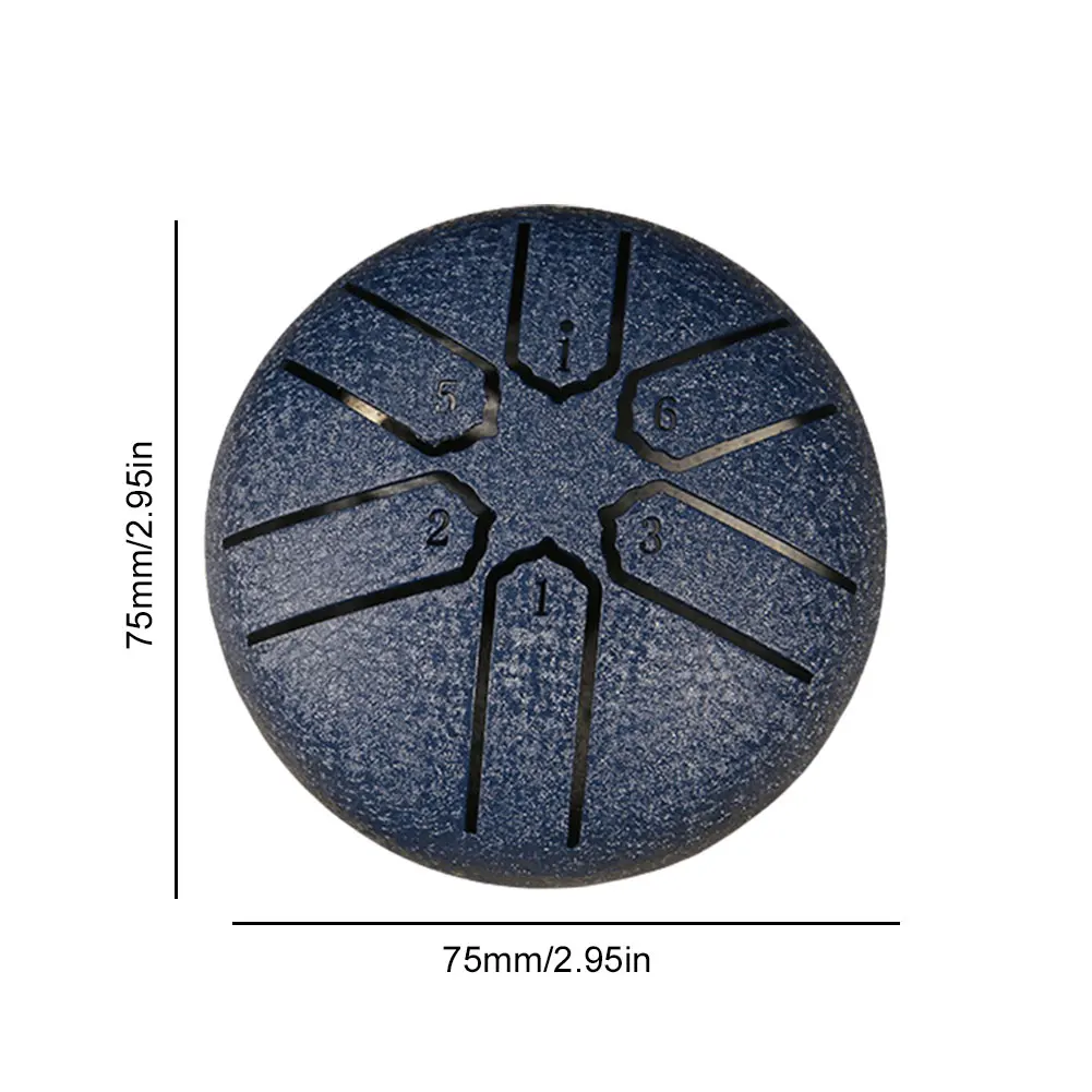 3 นิ้ว 6 หมายเหตุฝนกลองสําหรับฝนภายนอกกลองเครื่องดนตรี MINI Handpan กลองกลางแจ้ง Rain กลองสําหรับโยคะสมาธิที่ไม่ซ้ํากันของขวัญ