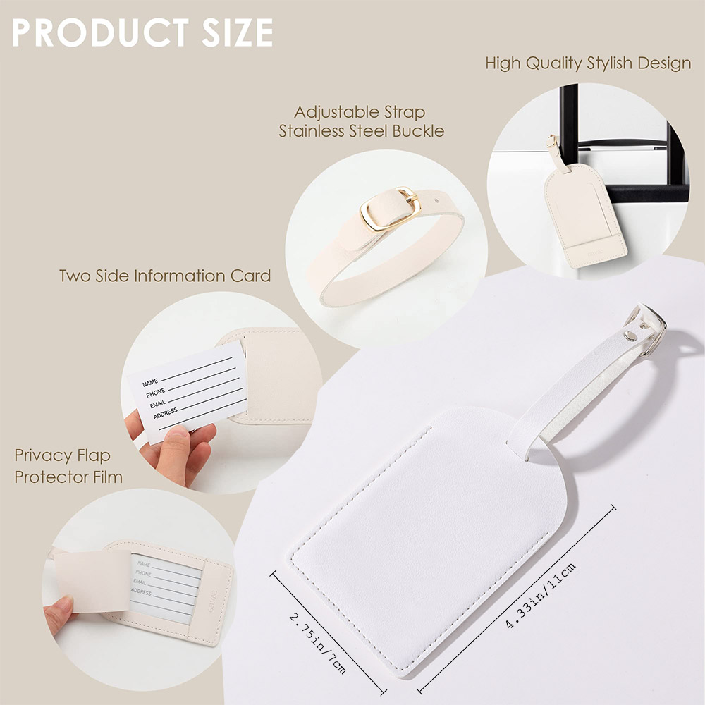 Ouro retro inicial impresso dizendo etiquetas de bagagem de couro para saco de viagem mala de viagem bolsa etiqueta aniversário presentes festivos