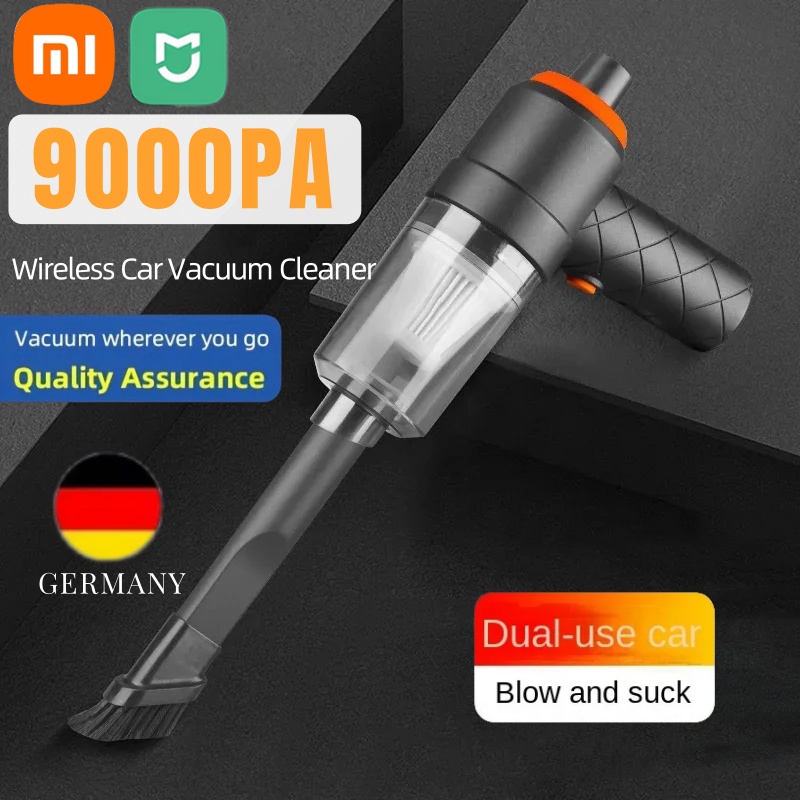 Xiaomi 9000Pa Wireless Car Vacuum Cleaner Handheld Auto Powerful Suction Portable High-power Vacuum Cleaner For Home Office Car