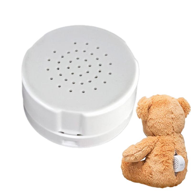 Mini gravador de voz 30 segundos caixa de voz botão gravável caixa de som para animais de pelúcia brinquedos boneca do bebê presentes