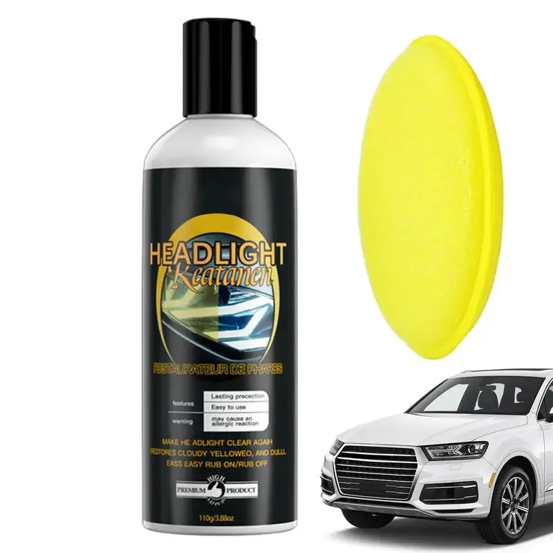Restauro de faros de coche, pulido, eliminador de arañazos, reparación de faros, pulidor de luz de coche, pasta de limpieza, agente de restauración de pintura de coches