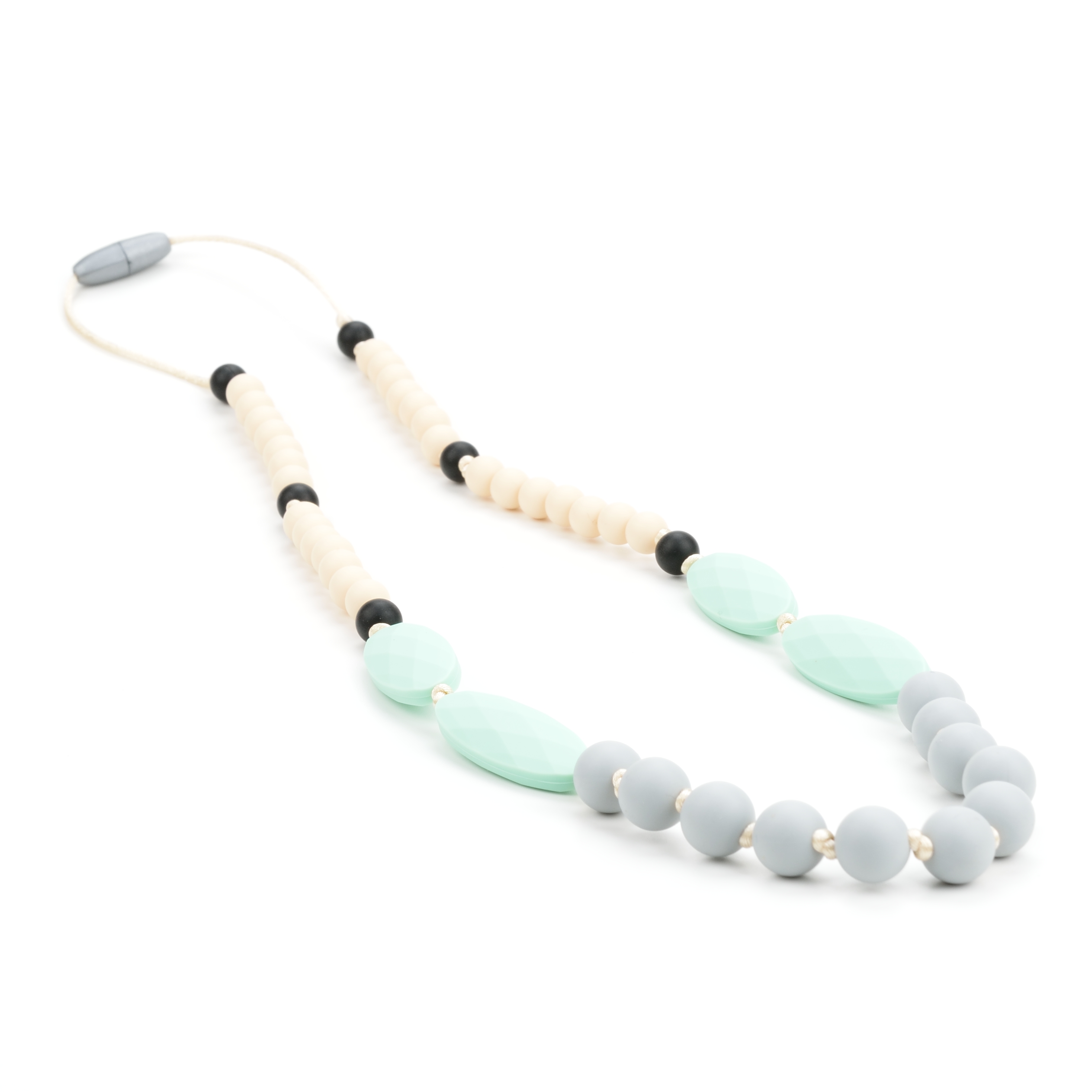 LOFCA Silicon Chuỗi Hạt Vòng Silicone Cho Bé Mọc Răng Điều Dưỡng Vòng Cổ Dành Cho Bé Sơ Sinh Mẹ Không Chứa BPA Cho Con Bú Trang Sức
