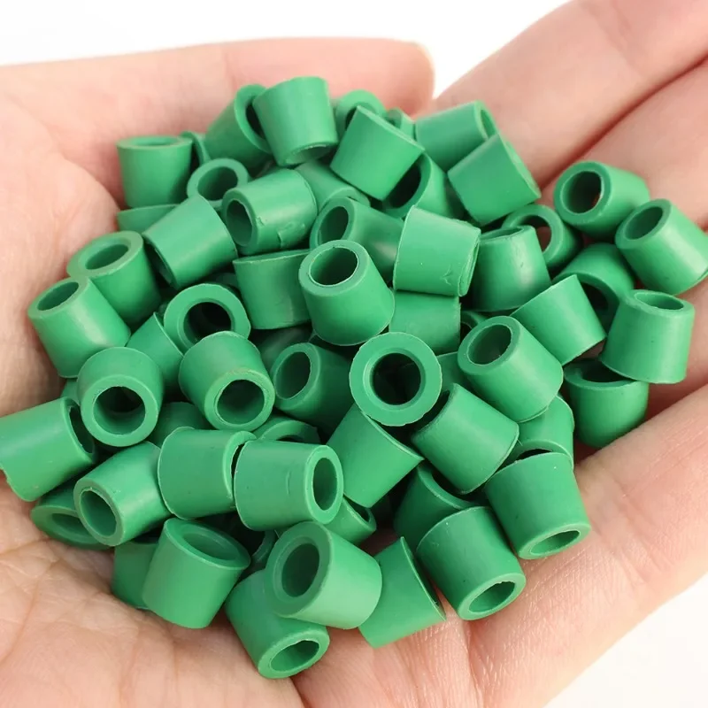 新グリーン空調 1/4 ''充電ホース 1/4 ''バルブガスケットマニホールド修理シールキット交換カーアクセサリー 200/50 個