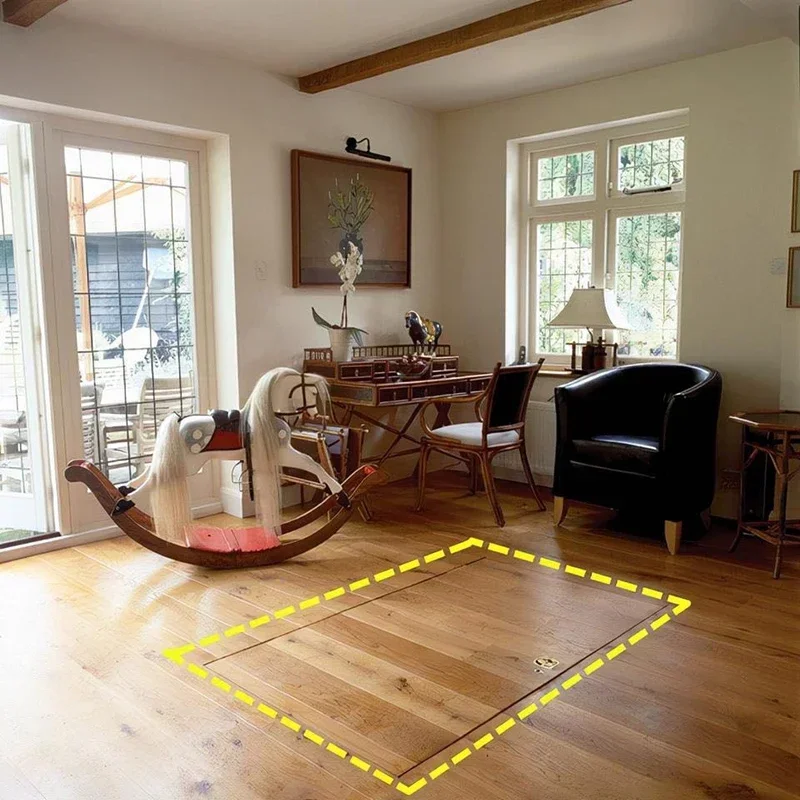 Electric Door Basement Cellar Hidden Door Intelligent Wireless Control Remote Control Ceiling Hatch Custom