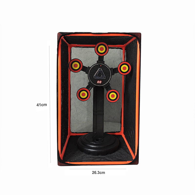 Targets for Nerf Guns Auto Reset Electric Shooting Target Accessories Kids Sound Light Shooting Game Toys High Precision Scoring