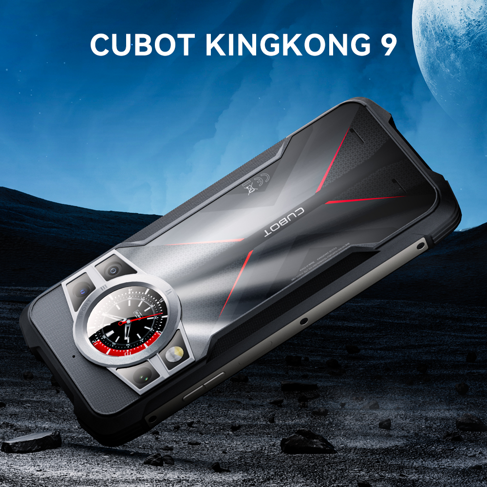 [Envío desde México] Cubot King Kong 9, Helio G99, pantalla de 120 Hz de 6.583", teléfono inteligente resistente, 24 GB de RAM (12GB + 12GB extendido), 256 GB de ROM, cámara de 100MP, NFC, celulares, smartphone android