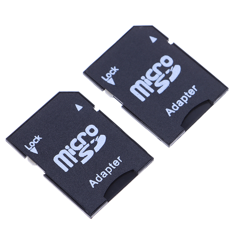 10 Pcs Micro SD TransFlash TF To SD SDHC Memory Card Adapter Converter Phones Tablet Memory Stick For Computer Internal Storages