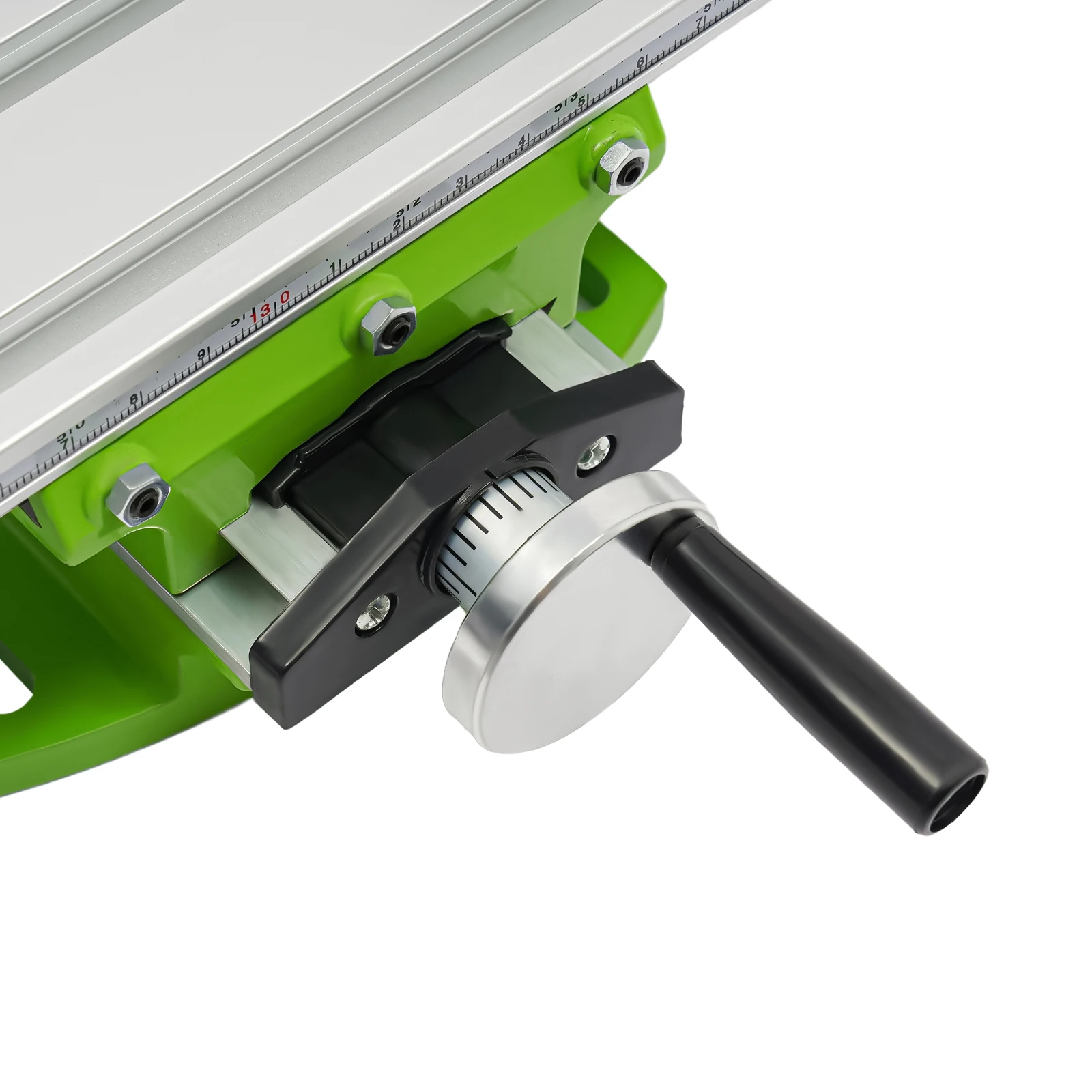 Table de fraiseuse multifonctionnelle en alliage d'aluminium, conception à double guide, échelle de précision