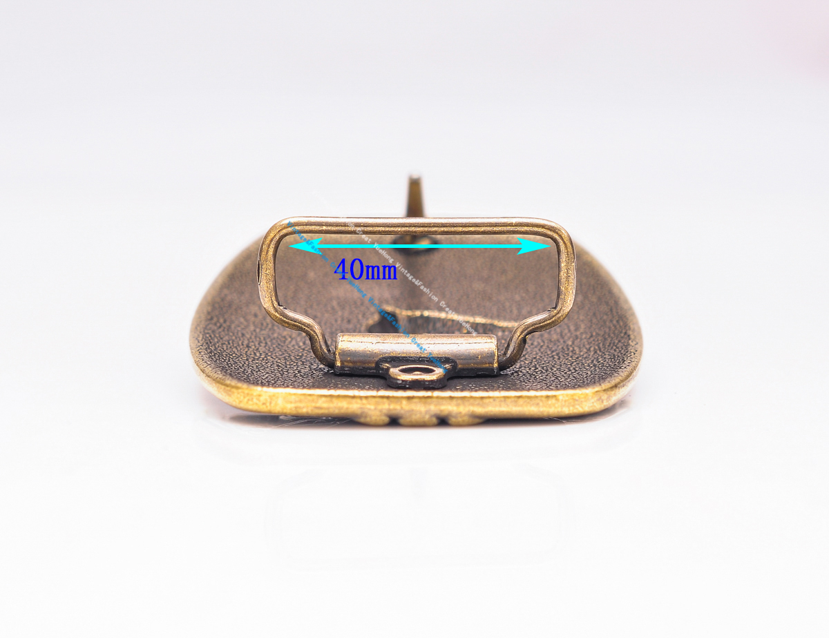 Мужской ковбойский ремень из античной латуни, 40 мм