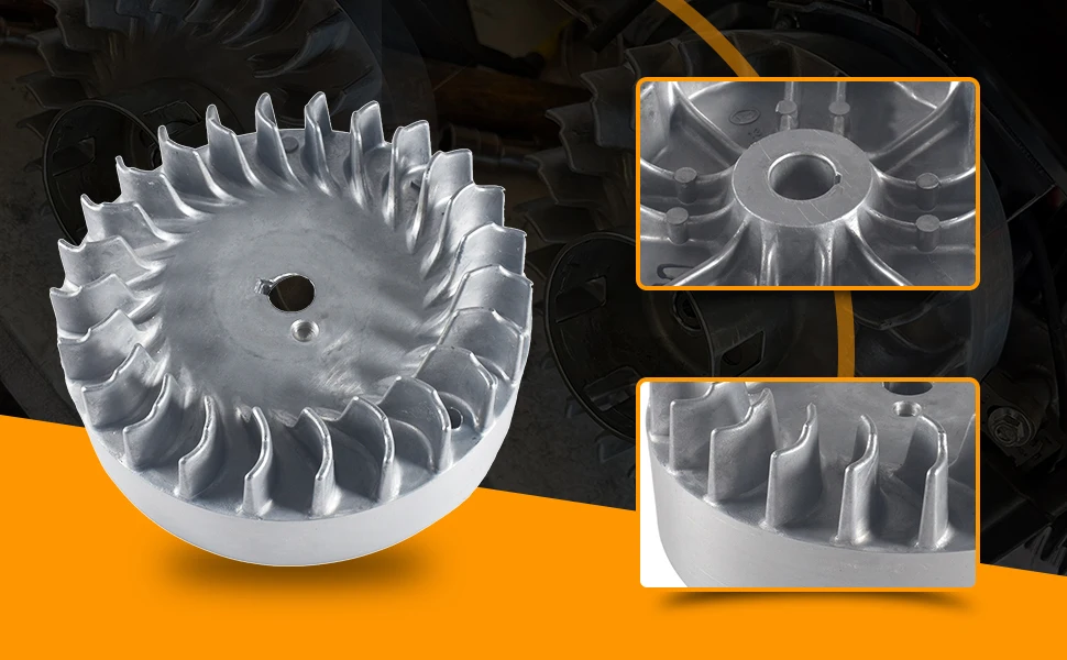 Volante de inercia 10k RPM Predator Harbor carga de aluminio fundido para motor de potencia máxima Predator 224cc