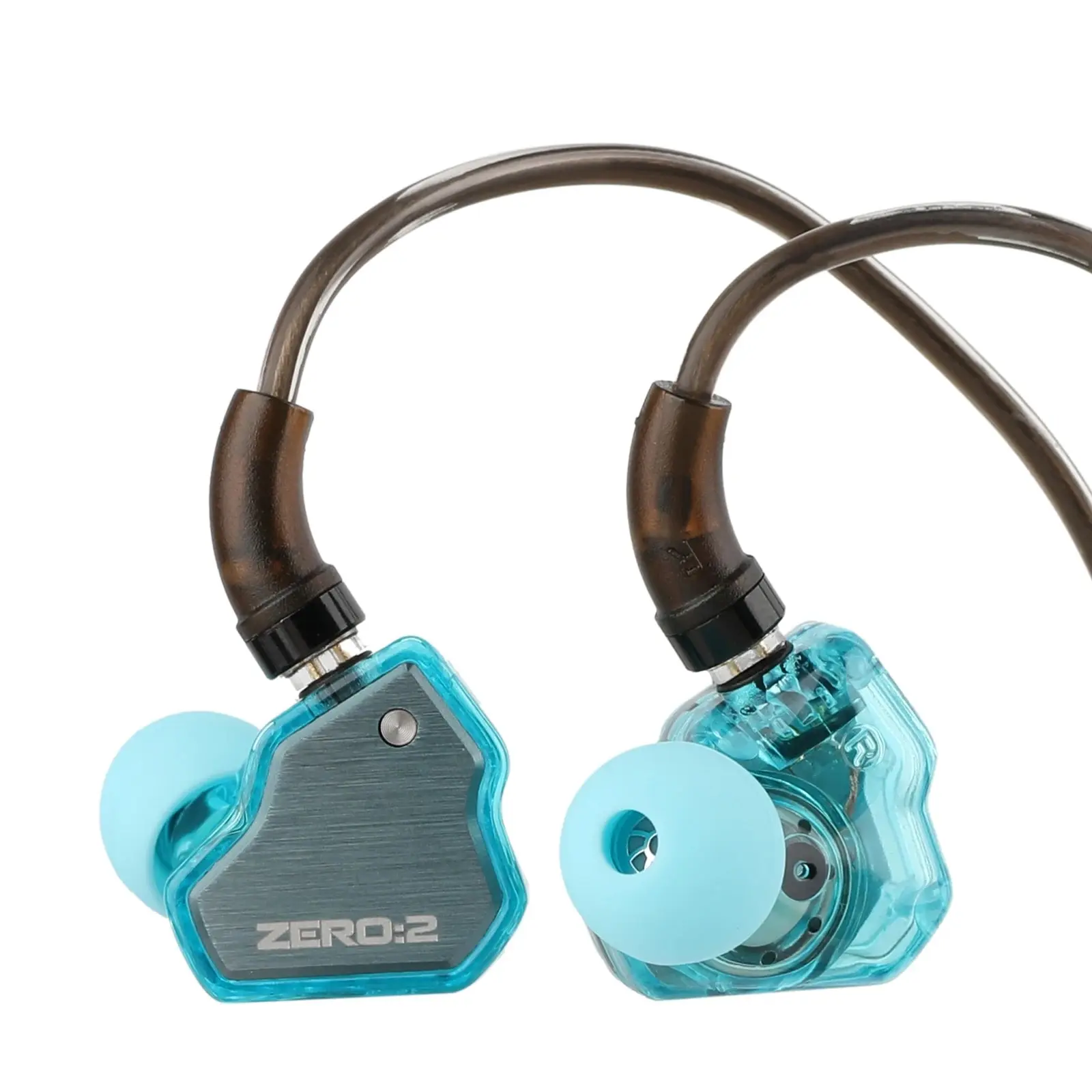 7hz x crinacle zero 2 fones de ouvido, 10mm, driver dinâmico, iem, com fio, fones de ouvido para jogos, com opc, cabo iem, para Músico