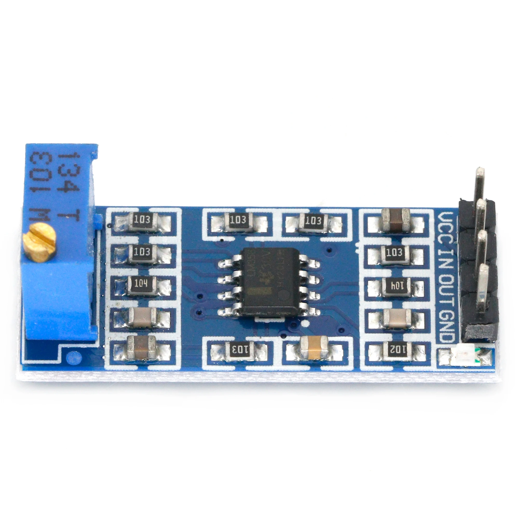 1 шт., новый модуль усиления сигнала LM358 100 увеличение времени