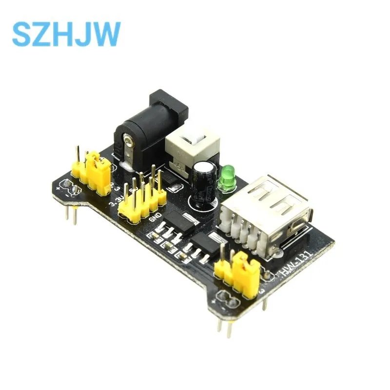 3.3V/5V MB102 Bo Mạch Mô Đun Nguồn + MB-102 830 Điểm Nguyên Mẫu Bánh Mì Ban Cho Arduino + Tặng 65 Dây Nhảy Dây Sỉ