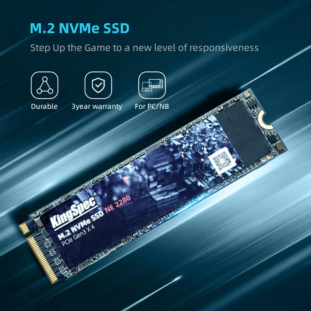 KingSpec SSD M2 512 ГБ NVME SSD 1 ТБ 128 ГБ 256 ГБ 500 ГБ SSD M.2 2280 PCIe Жесткий диск Внутренний твердотельный накопитель для ноутбука